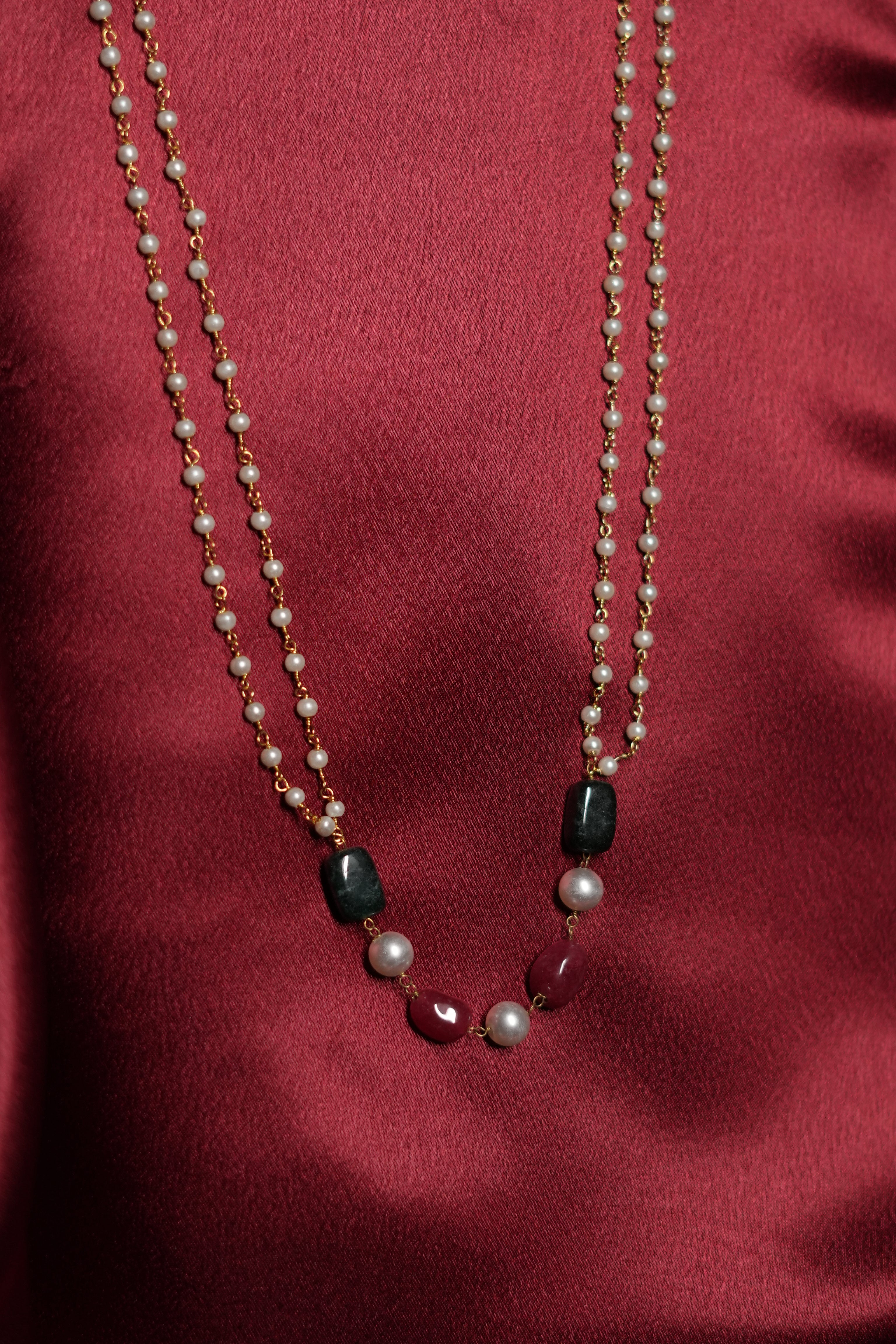 FOREST RUBY CHAIN NECKLACE