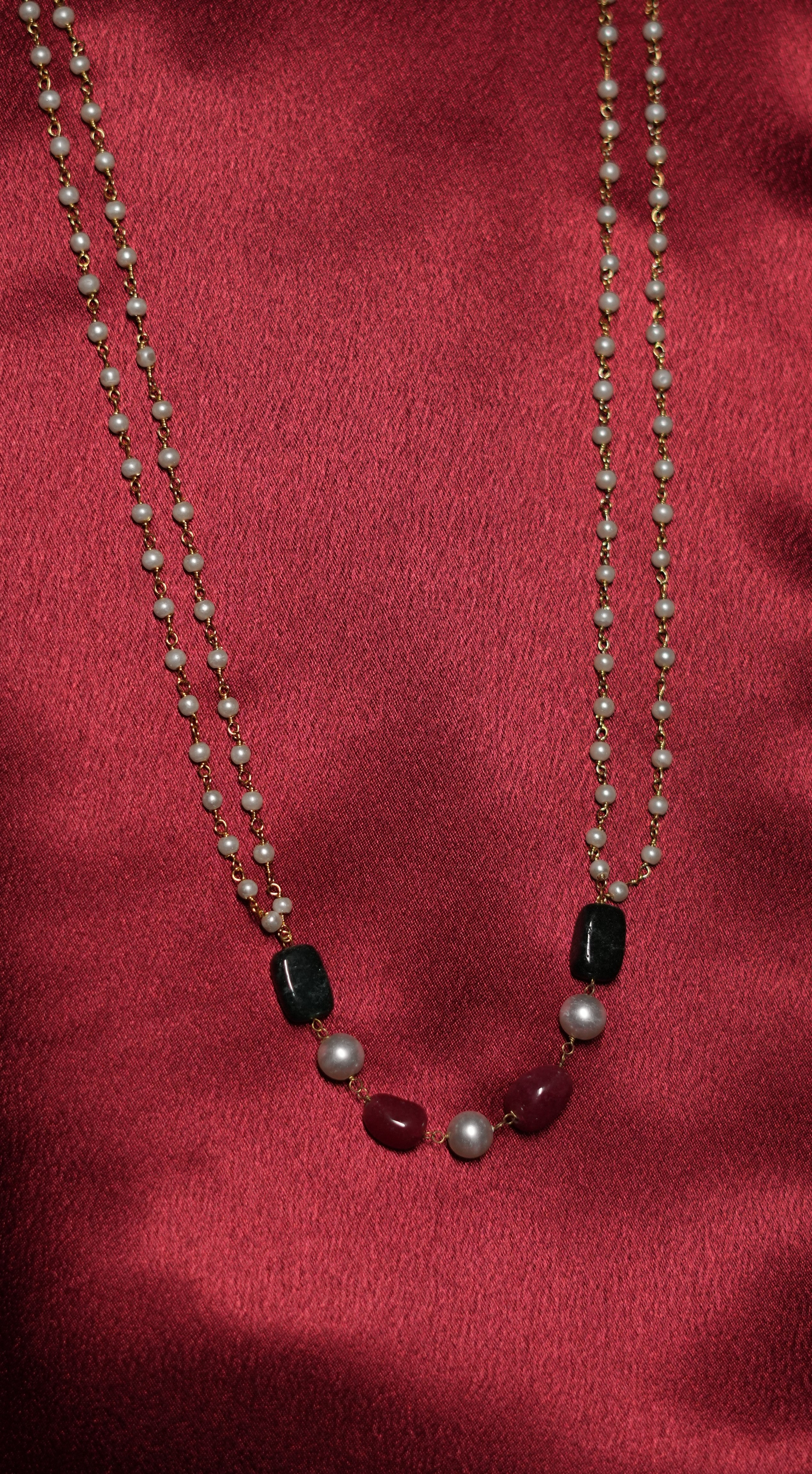 FOREST RUBY CHAIN NECKLACE