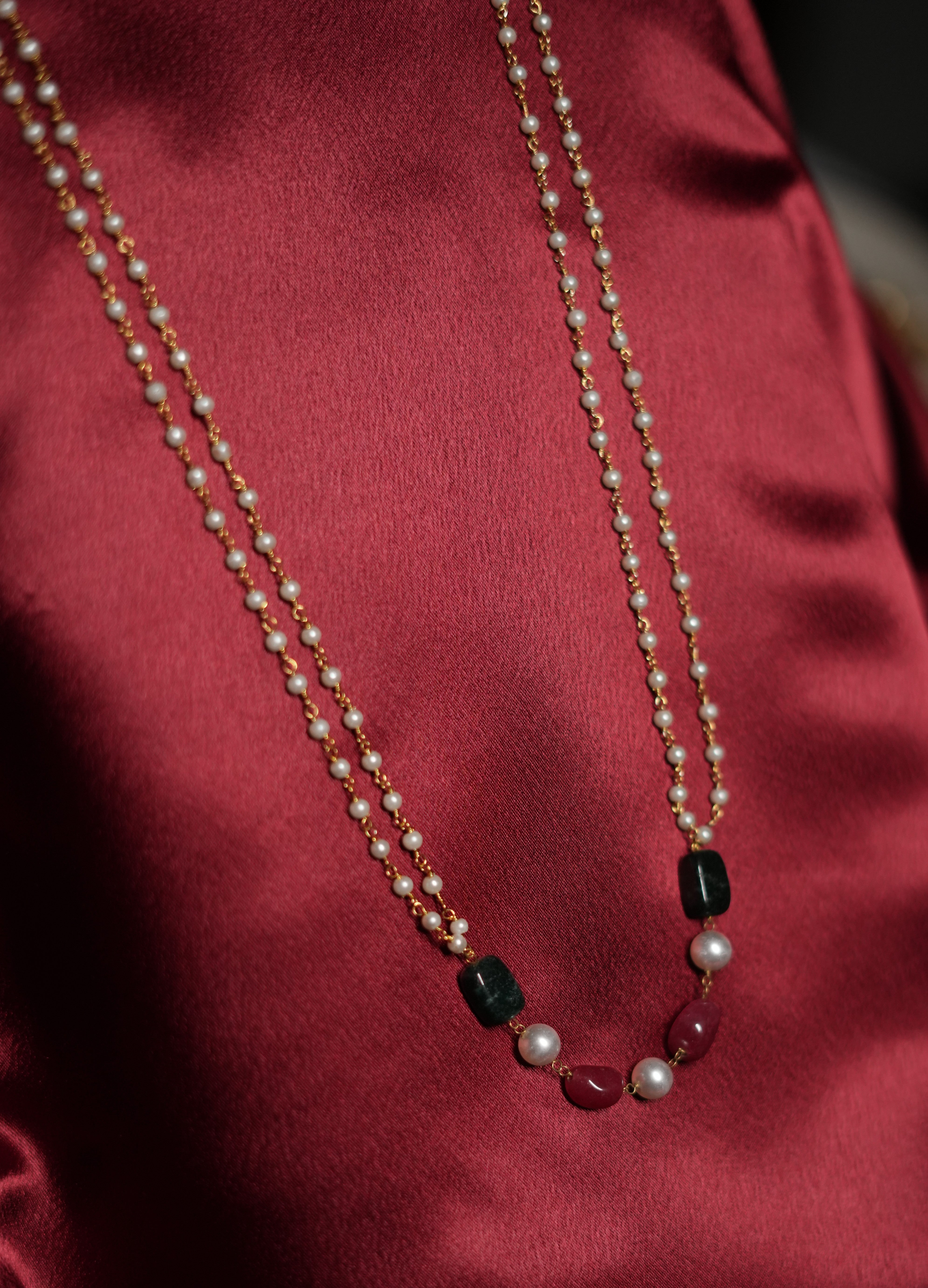 FOREST RUBY CHAIN NECKLACE