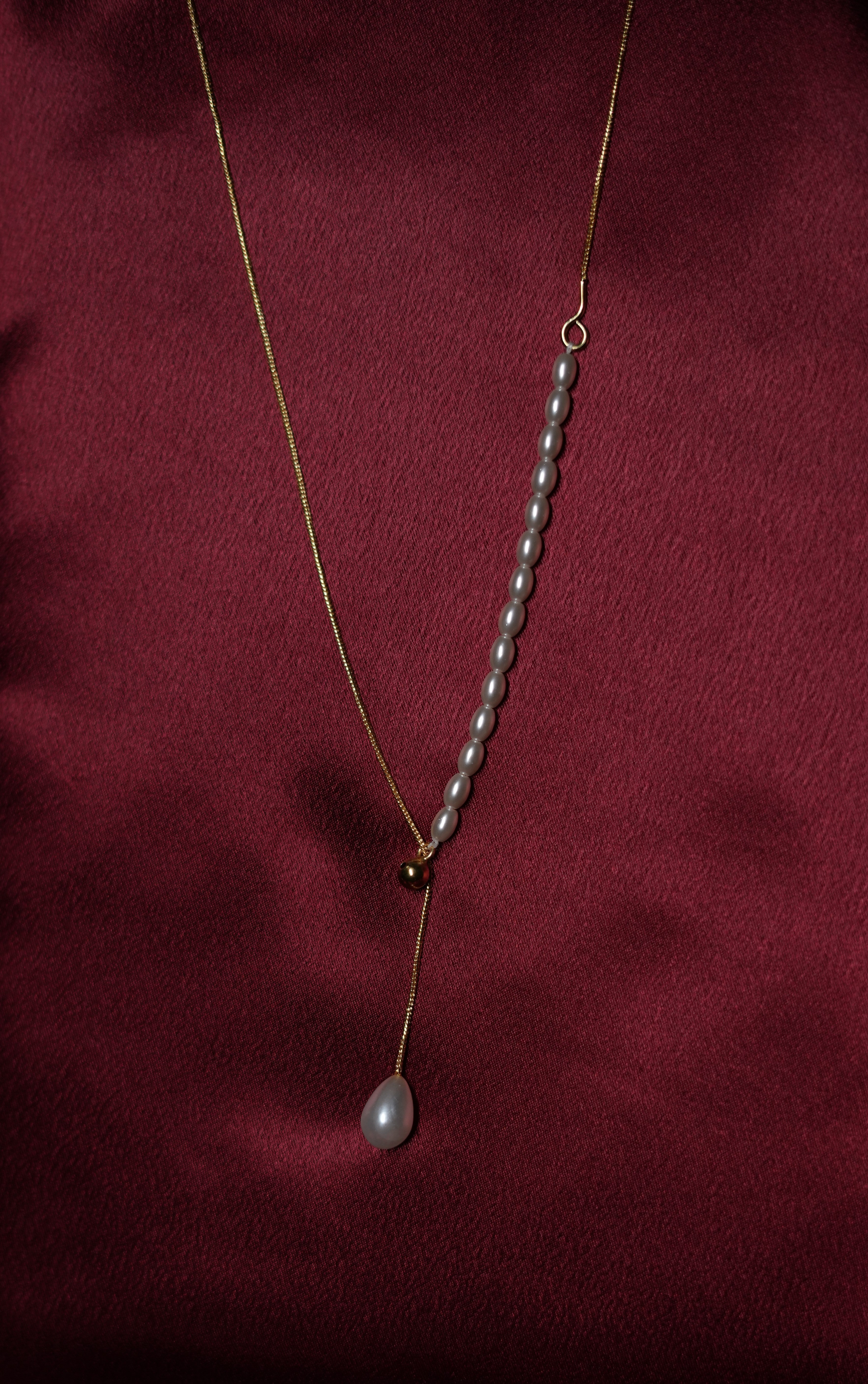 ADJUSTABLE PEARL NECKLACE
